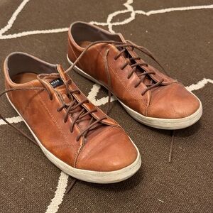 Cole Haan Tan Leather Sneakers